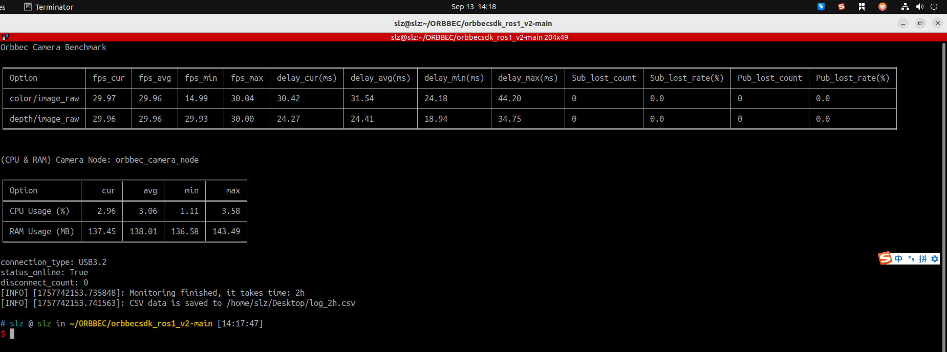 common_benchmark_ros1