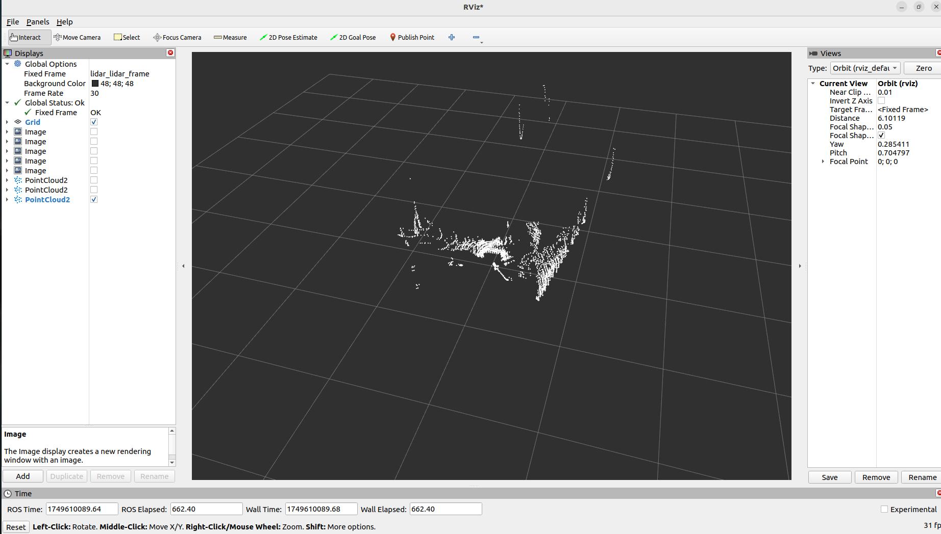 PointCloud2 Visualization Example