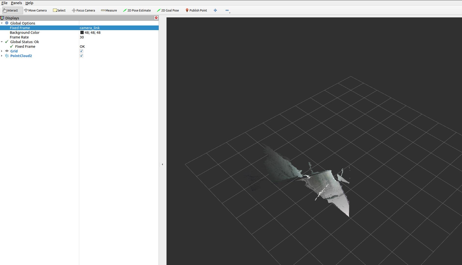 Colored Point Cloud Visualization
